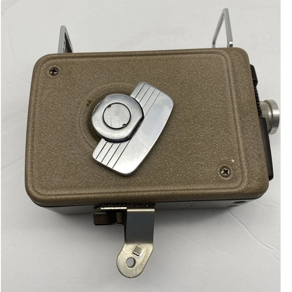 VTG 50s Kodak Brownie Movie Camera Model 2 8mm Cine Ektanon f/2.7 USA‎ w/ Manual